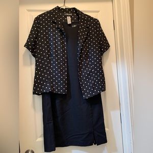 Sag Harbor 2 piece dress, size large.